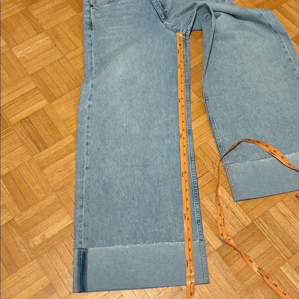 Rag& Bone Wide-Leg Light Blue Jeans - Picture 4 of 13